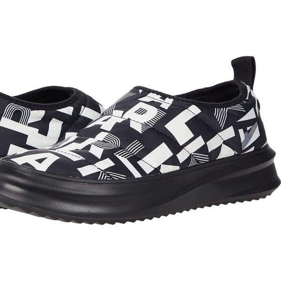 KARL LAGERFELD QUILTED LOGO SLIPPER BLACK WHITE MEN SNEAKERS SIZE 10M NEW main image 4